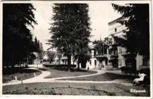 1943 Előpatak, Valcele; fürdő, Willmann cukrászda / spa, bath, confectionery