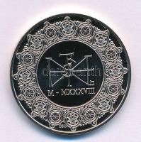 Csontos Attila ( - ) 2017. "Szent István emlékérem" ezüstözött fém emlékérem (33mm) T:UNC