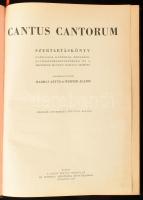 Harmat Artúr - Werner Alajos (szerk.): Cantus Cantorum. Szertartáskönyv. Bp., 1958, Szent István Társulat. Kiadói egészvászon kötés, kissé kopottas állapotban.