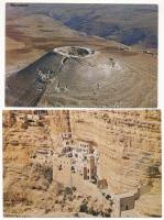 West Bank - 2 modern postcards (Wadi Qelt, Herodium)