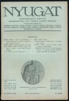 1918 Nyugat XI. évf. 15. sz., 1918. aug. 1. Szerk.: Ignotus, Ady Endre, Babits Mihály. Bp., Pallas-ny., (2) p.+ 167-244 p. Kiadói papírkötés, minimálisan sérült borítóval.