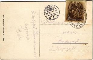 Komárom, Komárno; A cs. és kir. 13. utász zászlóalj hídverése, a hadihíd építése / Bau einer Kriegsb...