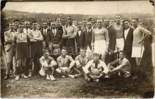 Budagyöngye Sport Club Pénzügyőr foci csapata, labdarúgók / Hungarian football team, sport. photo (fl)