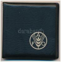 1981. 100Ft Ni "FAO I. - Világélelmezési nap" fekete műbőr tokban, tanúsítvánnyal T:PP Ada...