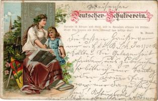 1900 Deutscher Schulverein. Lith. u. Druck von Ed. Strache litho (EK)