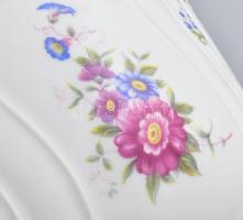 Hollóházi Hajnalka mintás kaspó. Domború és matricás mintával, jelzett, hibátlan, d: 19 cm, m: 15,5 ...