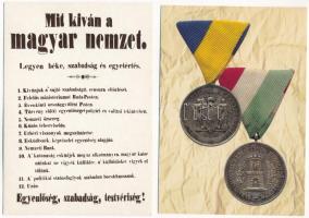 54 db MODERN használatlan motívum képeslap: történelem, kitüntetések, honvéd viseletek, 1956, 1848