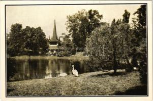 Budapest XIV. Városliget, Az Állatkerti tó partján. A székesfővárosi állatkert kiadása