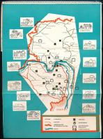 Dunakanyar. Kiadja a Pest Megyei Idegenforgalmi Vállalat 24 p + 1 kihajtható térkép, gazdagon illusz...