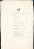 1917/18 évadbeli Corvin filmek. reklám nyomtatvány, egyik oldalon a filmekkel, másikon a főszereplő ...