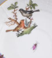 Herend Rothschild mintás csésze és csészealj. Jelzett, hibátlan, d: 12 cm, m: 5 cm