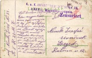 1917 Priszlop-hegység, Prislop (Máramaros, Maramures); látkép. Berger Miksa utóda kiadása / general ...