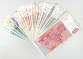Jugoszlávia 1988-1994. 1000D-500.000.000.000D (21x) T:XF-VG
Yugoslavia 1988-1994. 1000 Dinara - 500...