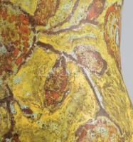 Gorka Géza (1894-1971): Stilizált virágmintás váza. Jelzett, alján lepattanással, m: 16 cm