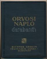 Richter Gedeon Vegyészeti Gyár Rt. orvosi napló, kitöltetlen