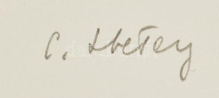 Hetey Katalin (1924-2010): Rész-egész (szoborterv). Szitanyomat, papír. Jelzett. Számozott (16/40). ...