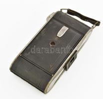 cca 1938, Agfa Billy-Record fényképezőgép, Agfa-Anastigmat objektívvel, sérült bőr tokjában