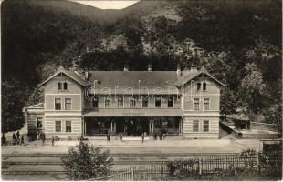 Lasva, Stations Gebäude / Kolodvorska Stacija / railway station. W.L. Bp. 4869. (EK)