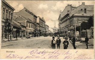 1905 Miskolc, Széchenyi utca,Schweitzer üzlete (fl)