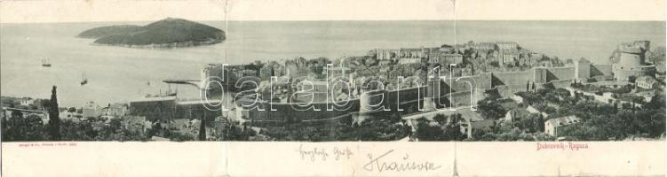 Dubrovnik with St. Blaise church panoramacard (EB)