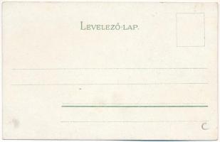 Pozsony, Pressburg, Bratislava; vár, gőzhajó. Leonhardi-féle tinta reklámlapja / castle, steamship. ...