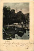 1902 Tusnádfürdő, Baile Tusnad; Lyukaskő (Likas-kő) / rock (fl)