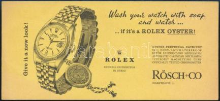 cca 1960, Bern, Rolex reklám, angol nyelven