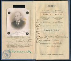 1941 Román fényképes útlevél / Kingdom of Romania, passport