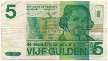 Hollandia 1973. 5G 4196532708 T:F  Netherlands 1973. 5 Gulden 4196532708 C:F Krause P#95