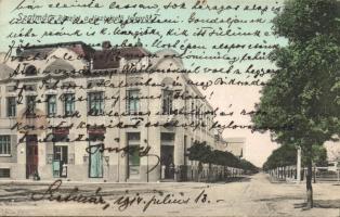 Szatmárnémeti clerks´ apartments with the barber shop of Endre Dobos