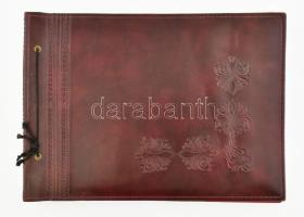 Fotóalbum, benne 18 db fotóval, "Bondor József elvtárs, Építésügyi és Városfejlesztési Miniszte...