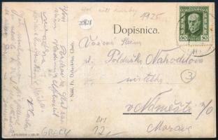 1925 Egbell, Gbely; Pohlad na státne naftové doly vo Gbeloch / Állami olajbánya, fúrótorony / state ...