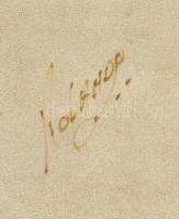 Maya festett pőrkéb. Kolando jelzéssel, kézzel festett, hibátlan 37x55 cm