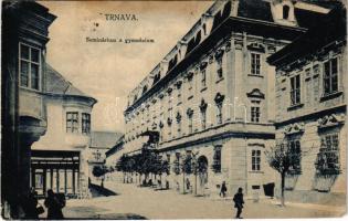 1919 Nagyszombat, Tyrnau, Trnava; Seminárium a gymnásium / szeminárium és gimnázium / seminary, grammar school (EK)