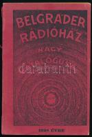 1928 Belgráder Jenő Rádió- és Villamossági Nagykereskedés nagy rádió katalógusa 1928. évre, 228p