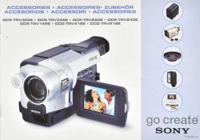 Sony DCR-TRV345E digitális kamera, teljes tartozékokkal, dobozában