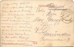 1914 Nagymihály, Michalovce; Grosz palota. Bucsinszky István kiadása / palace (EK)