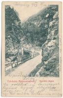 1903 Petrozsény, Petroseni, Petrosani; Szurduki részlet, híd / Pasul Surduc / mountain pass, gorge, bridge (EB)