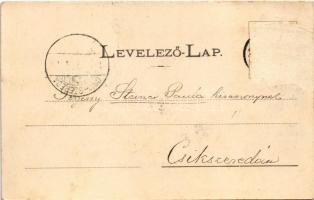 Gyilkos-tó, Lacul Rosu; Gyergyóban. Kircsa Péter kiadása / lake (Rb)