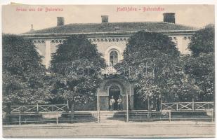 1915 Dornesti, Hadikfalva (Bukovina, Bukowina); Bahnstation / railway station (r)