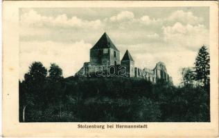 Szelindek, Stolzenburg, Slimnic; Vár Nagyszeben mellett. Jos. Drotleff Nr. 374. 1917 / castle near Sibiu (Rb)