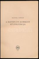 Hajnal István: A Batthyány-kormány külpolitikája. A szerző fia, Hajnal Gáspár (1927-) által Berlász ...