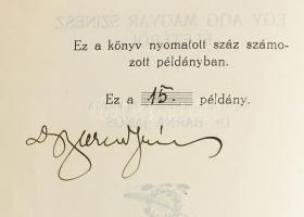 Dr. Barna János: Balogh István. Egy agg magyar színész életéből. ALÁÍRT! 15/100. számozott példány. 1927, Makói Friss Újság Nyomda- és Lapkiadó Vállalat.