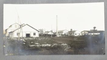 1907 Nagybánya, Phönix Kénsav és Vegyitermékek-Gyár Rt. állami szerződés + fotóalbum a gyárról készü...