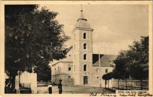 1911 Déva, Római katolikus templom. Kroll Gyula kiadása / church