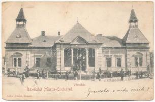 1902 Marosludas, Ludosul de Mures, Ludus; Városház. Adler Alfréd / town hall (Rb)