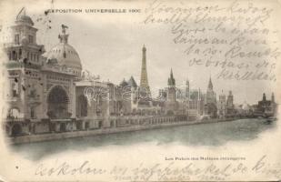 1900 Paris, Exposition Universelle; Les Palais des Nations etrangeres / Foreign nations' palace (fa)