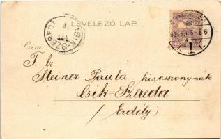 1900 Temesvár, Timisoara; Józsefváros, Zárda. Corvina könyvkereskedés kiadása / Kloster / Iosefin, n...