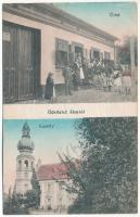 Jám, Iam (Banat); kastély és üzlet / castle and shop (EK)