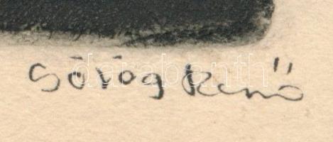 Görög Rezső (1930-): 1514, Dózsa Cegléden. Rézkarc, papír, jelzett, lapszéli elszíneződéssel. Körbev...